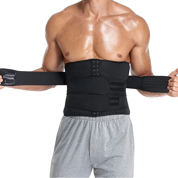 Herren Waist Trainer Kompressionsgürtel für Bauchformung Fitness Unterstützung und Figurformung