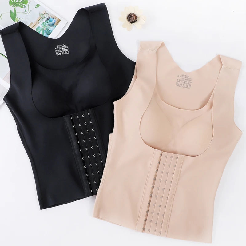 3-in-1 Waist Trainer BH Shapewear für Damen mit Bauchkontrolle Figurformung und Täglichem Komfort