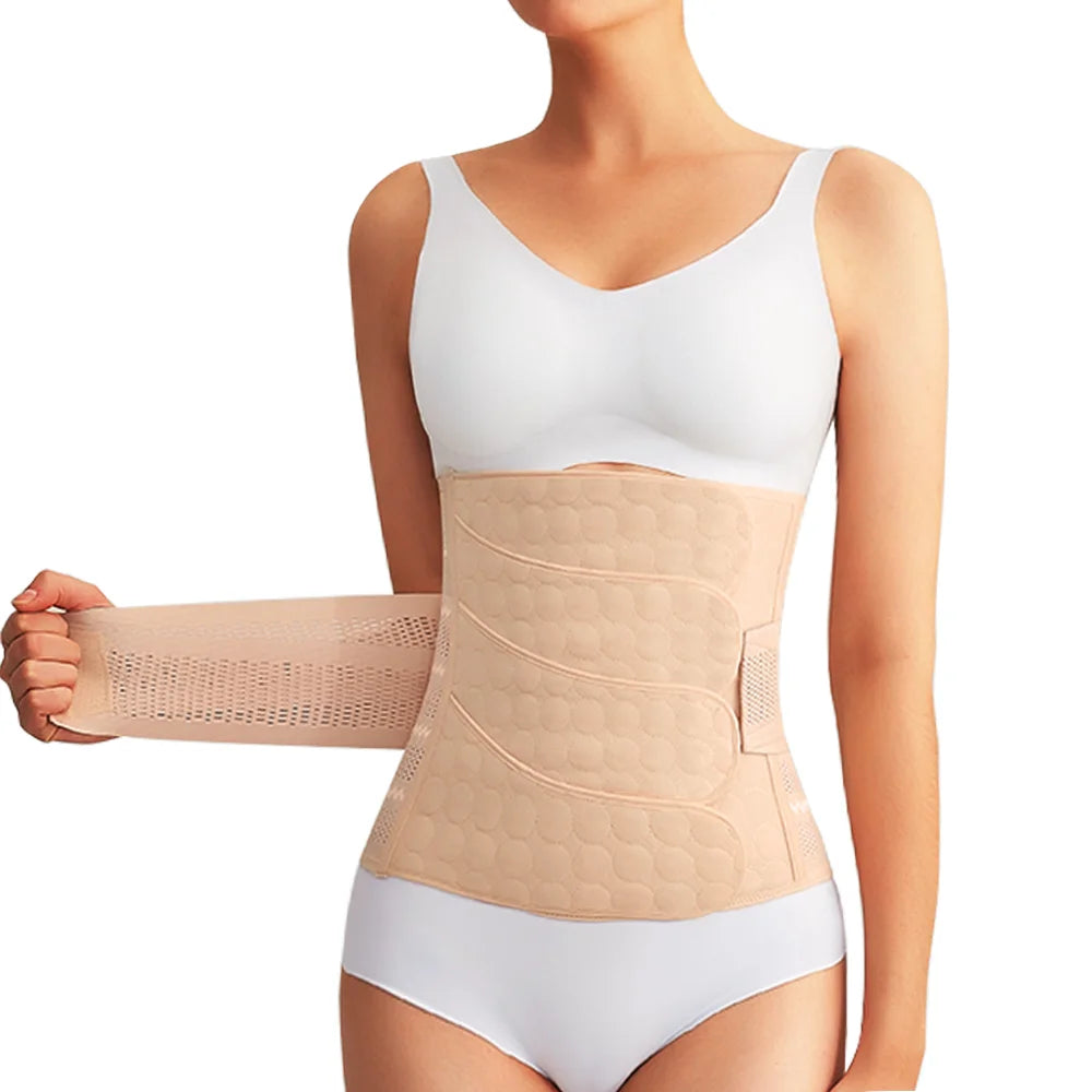 Damen Bauchkontrolle Waist Trainer Shapewear Gürtel Korsett für Figurformung und Bauchweg Effekt