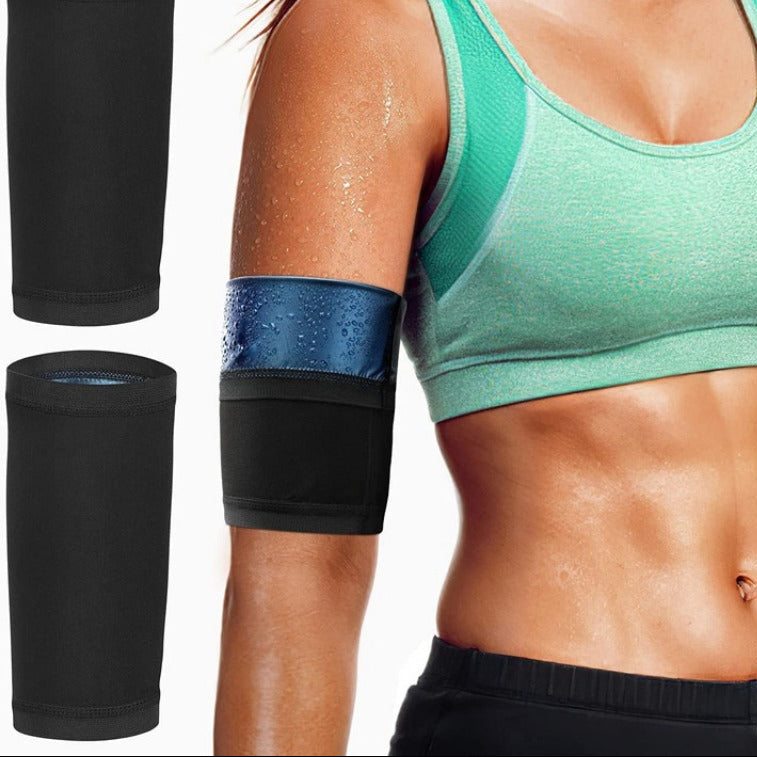 2er Set Arm Slimming Shaper Ärmel für Sweat Unterstützung Kompression und Armformung