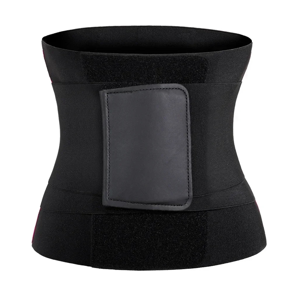 Dreifach Wickelbarer Damen-Shapewear Taillenformer im Leoparden-Design – Verstellbarer Bauchweg-Formgürtel mit Starker Kompression für eine Definierte Taille