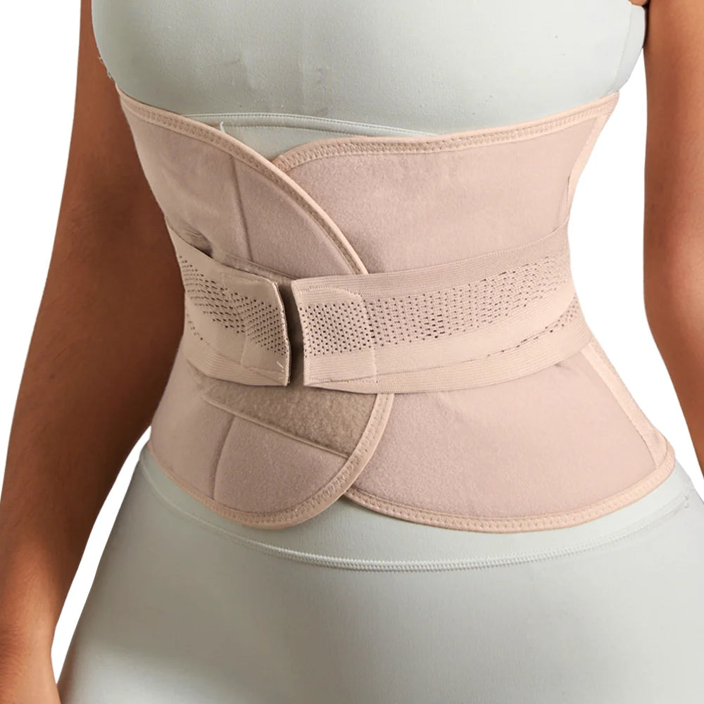 Verstellbarer Damen-Shapewear Taillenformer – Bauchweg-Formgürtel mit Hohem Bund und Wickelverschluss für eine Definierte Silhouette