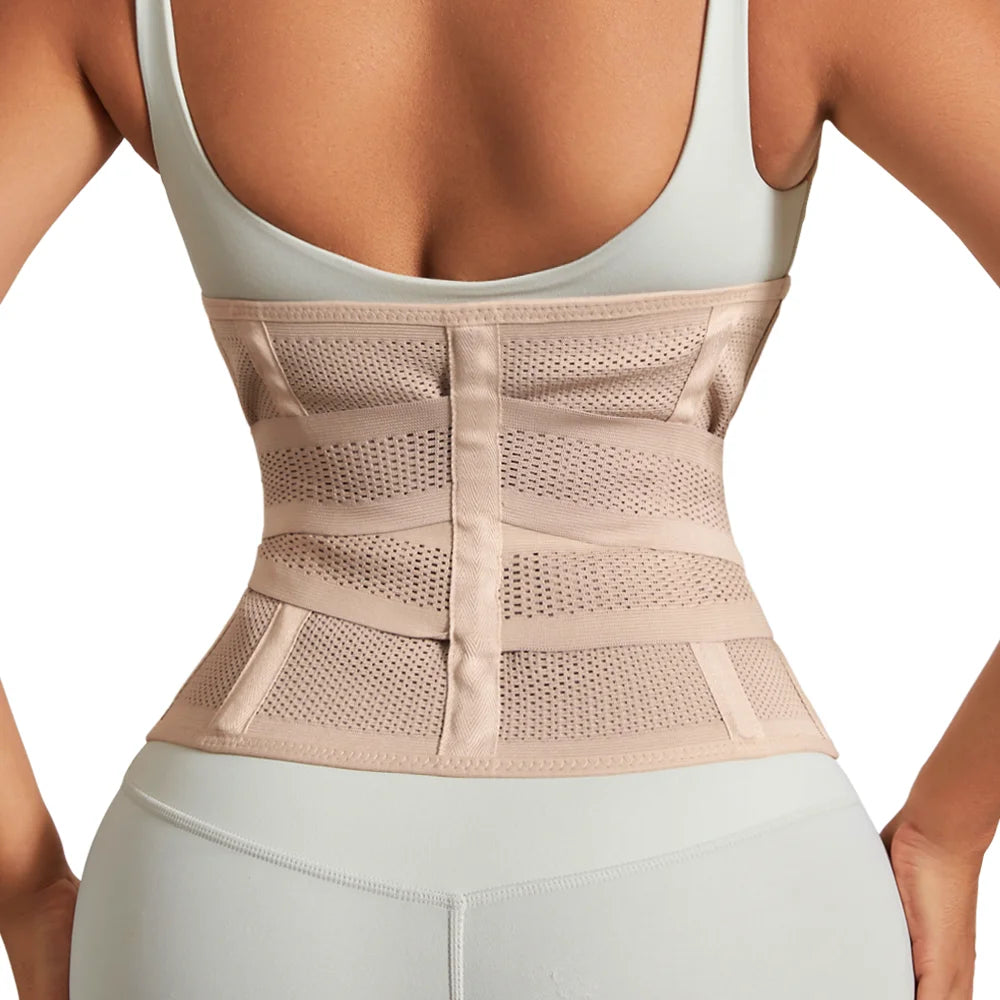 Verstellbarer Damen-Shapewear Taillenformer – Bauchweg-Formgürtel mit Hohem Bund und Wickelverschluss für eine Definierte Silhouette
