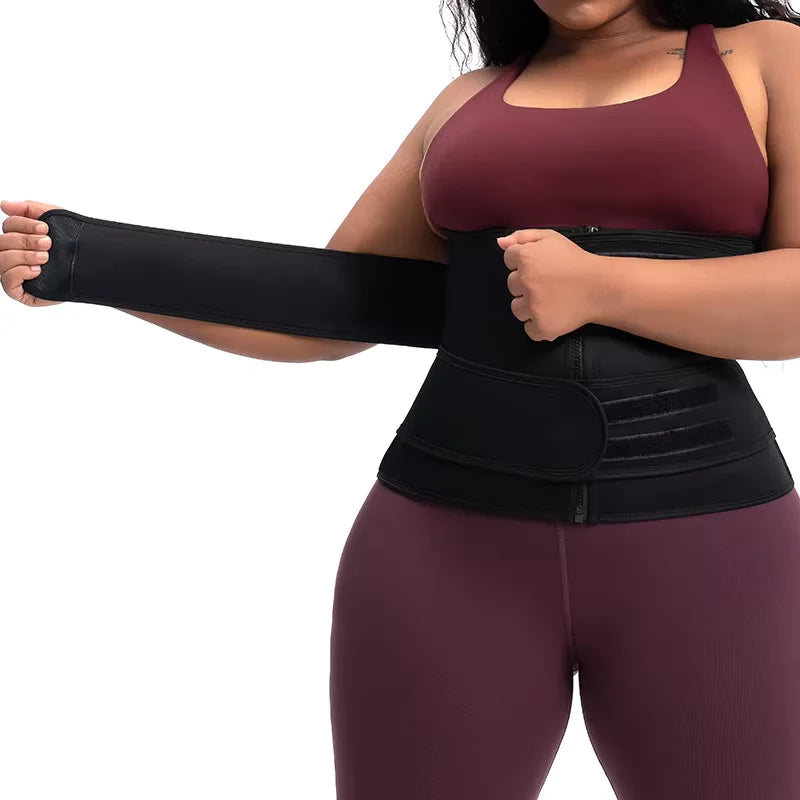Waist Trainer Slimming Sweat Belt Body Shaper für Bauchkontrolle Fitness Unterstützung und Workout Shapewear
