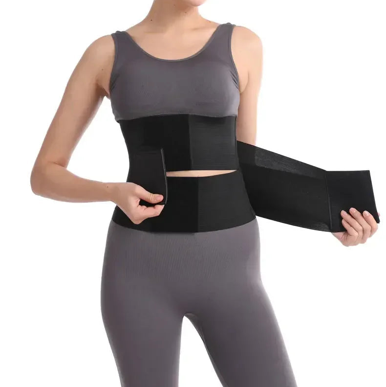 Dreifach Wickelbarer Damen-Shapewear Taillenformer im Leoparden-Design – Verstellbarer Bauchweg-Formgürtel mit Starker Kompression für eine Definierte Taille