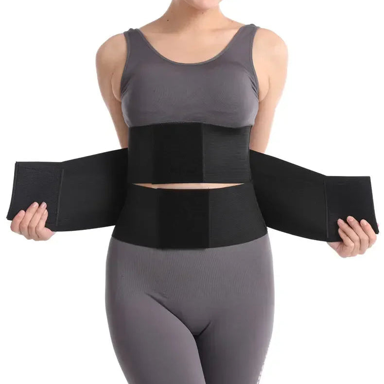 Dreifach Wickelbarer Damen-Shapewear Taillenformer im Leoparden-Design – Verstellbarer Bauchweg-Formgürtel mit Starker Kompression für eine Definierte Taille