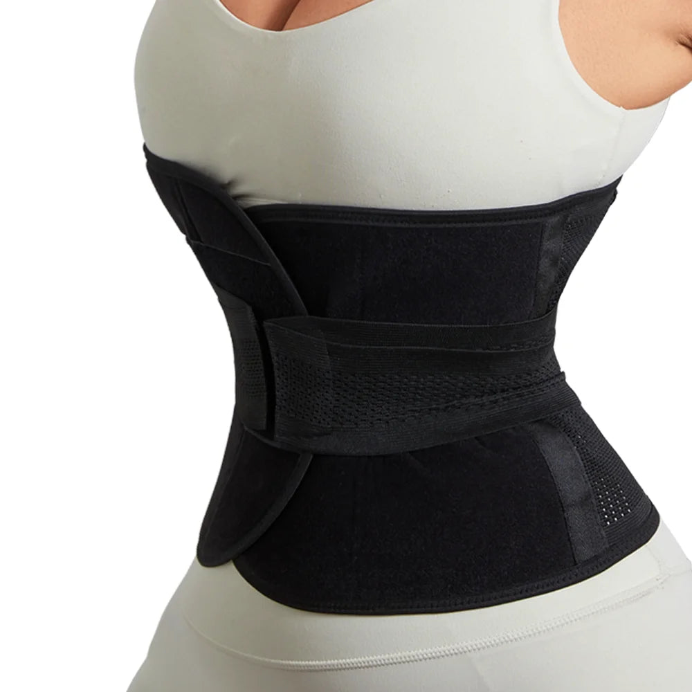 Verstellbarer Damen-Shapewear Taillenformer – Bauchweg-Formgürtel mit Hohem Bund und Wickelverschluss für eine Definierte Silhouette