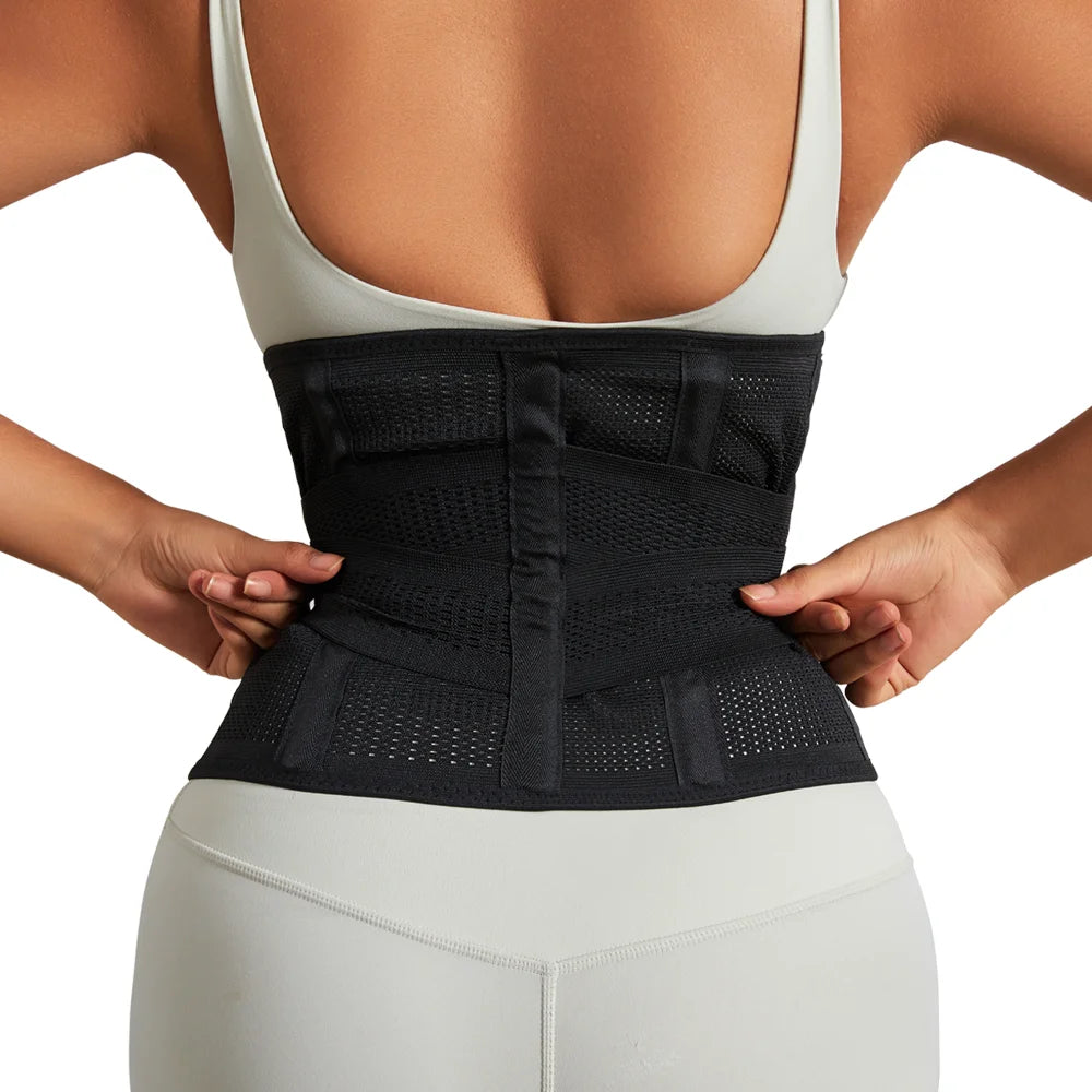 Verstellbarer Damen-Shapewear Taillenformer – Bauchweg-Formgürtel mit Hohem Bund und Wickelverschluss für eine Definierte Silhouette