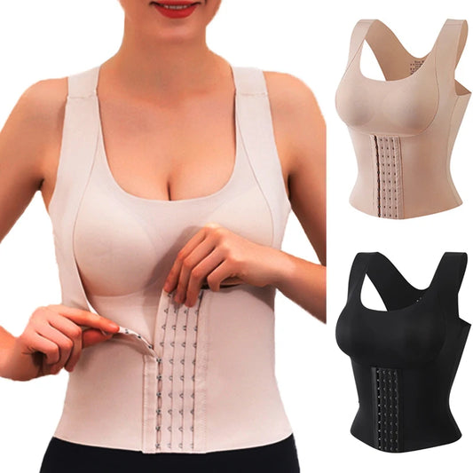 3-in-1 Waist Trainer BH Shapewear für Damen mit Bauchkontrolle Figurformung und Täglichem Komfort