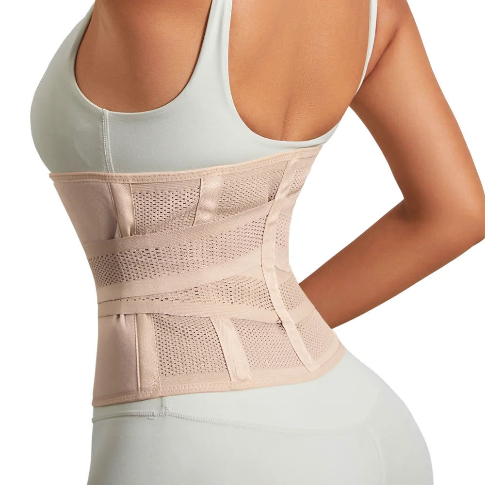 Verstellbarer Damen-Shapewear Taillenformer – Bauchweg-Formgürtel mit Hohem Bund und Wickelverschluss für eine Definierte Silhouette