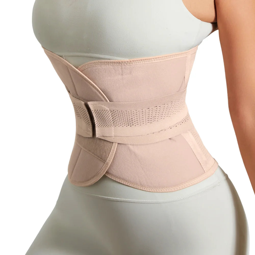 Verstellbarer Damen-Shapewear Taillenformer – Bauchweg-Formgürtel mit Hohem Bund und Wickelverschluss für eine Definierte Silhouette