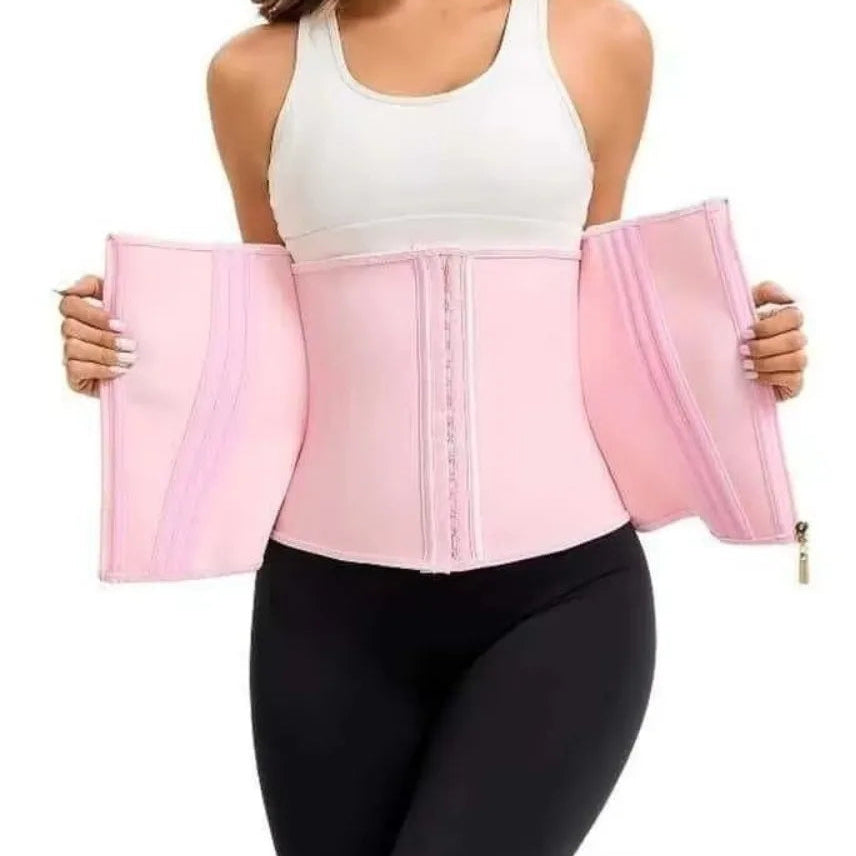 Damen-Shapewear Taillenformer mit Verstellbarer Kompression – Bauchweg Korsett mit Hohem Bund für eine Definierte Silhouette