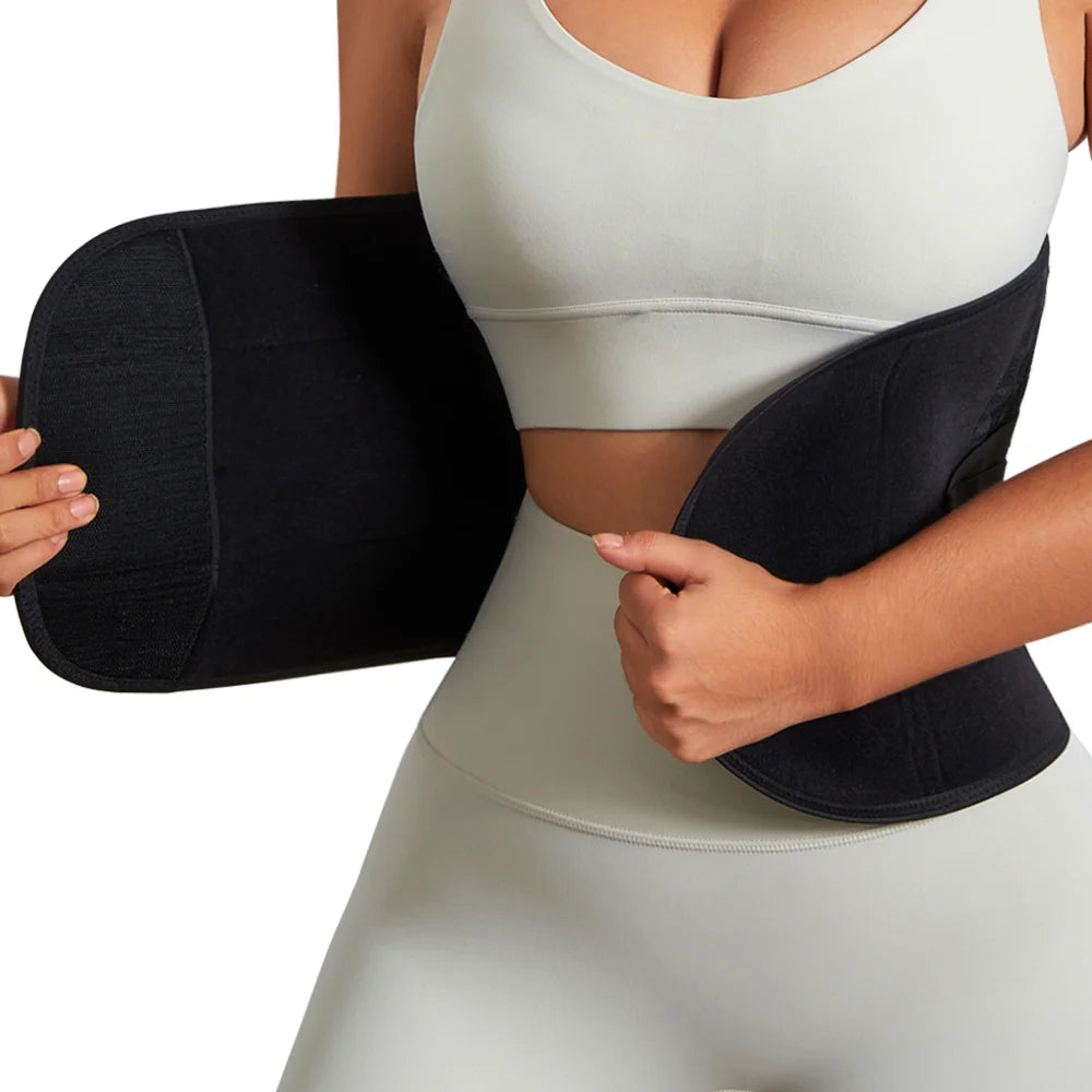 Verstellbarer Damen-Shapewear Taillenformer – Bauchweg-Formgürtel mit Hohem Bund und Wickelverschluss für eine Definierte Silhouette