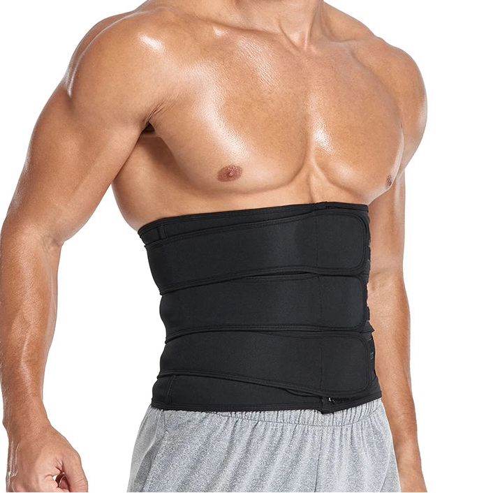 Herren Waist Trainer Kompressionsgürtel für Bauchformung Fitness Unterstützung und Figurformung